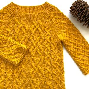 Vintage style LOFT cable knit sweater